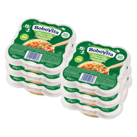 BoboVita obiadek makaronowe gwiazdki z szynką ZESTAW 6 x 250 g