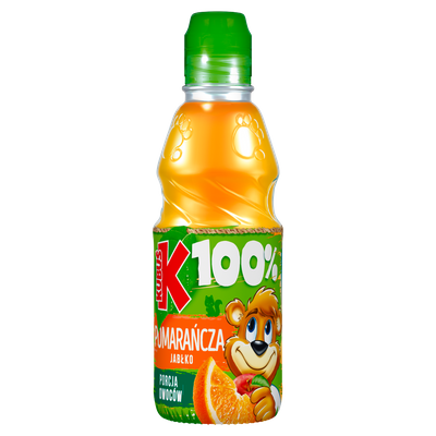 Kubuś 100% Sok pomarańcza jabłko 300 ml