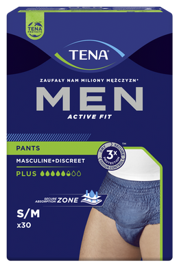 TENA Men Pants Plus Bielizna chłonna rozm. S/M 30szt