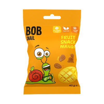 Bob Snail owocowe ZDROWE przekąski MIX w różnych smakach ZESTAW 7 x 40 g + 3 x BOB SNAIL 60 g GRATIS!