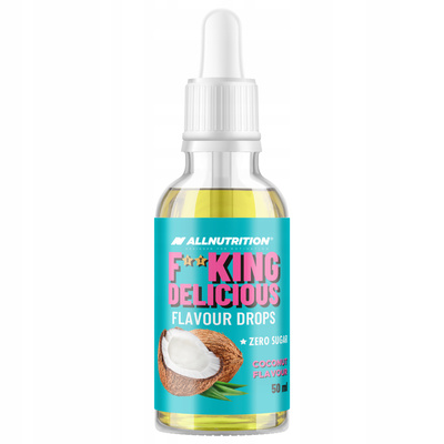 Allnutrition flavour drops kropelki smakowe KOKOSOWE bez cukru 50 ml