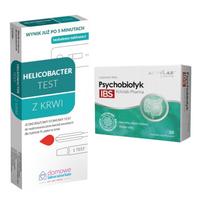  Zestaw dla zdrowych jelit: szybki test Hydrex i naturalne wsparcie maślanem sodu ActiVlab 2 sztuki