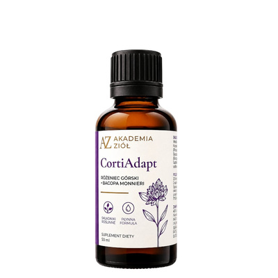 CortiAdapt Różeniec Górski Bacopa Monnieri Adaptogeny 50 ml