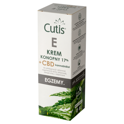 Cutis EGZEMA krem konopny 17% + CBD 120 ml