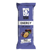 Be Raw! Baton proteinowy energy śliwka w gorzkiej czekoladzie 40 g