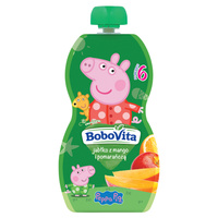 BoboVita Peppa Pig Mus jabłko z mango i pomarańczą po 6 miesiącu 100 g