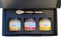 Pasieka Rodzinna zestaw prezentowy miód malina, lipa, wielokwiatowy 3 x 240 g