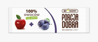Porcja Dobra Baton jabłkowo-śliwkowy 16 g Fit słodycze