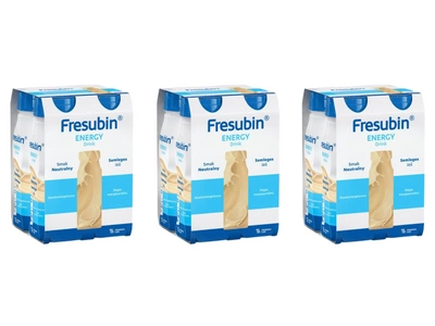 Fresubin® Energy Drink, smak neutralny, ZESTAW 12 x 200 ml. Żywność specjalnego przeznaczenia medycznego. Dieta na Start