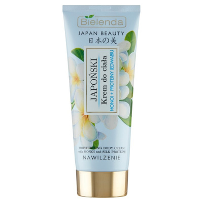 Bielenda japan beauty japoński krem do ciała monoi + proteiny jedwabiu 200ml