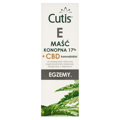 Cutis EGZEMA maść konopna 17% + CBD 120 ml