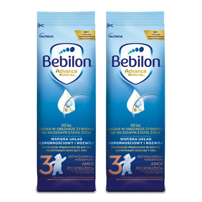 Bebilon 3 Advance Pronutra Junior po 1. roku życia saszetka ZESTAW 2 x 29,4 g