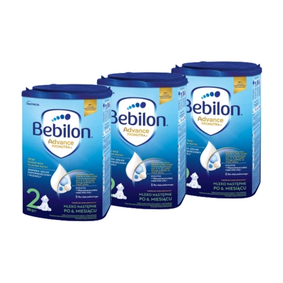 Bebilon 2 Pronutra-ADVANCE mleko modyfikowane mleko następne po 6. miesiącu życia ZESTAW 3 x 800 g