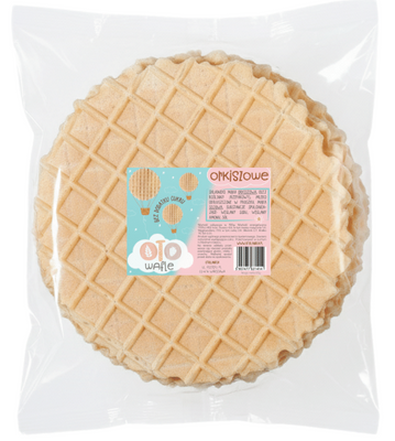 Otolandia Wafle orkiszowe zdrowa przekąska bez dodatku cukru 8 sztuk