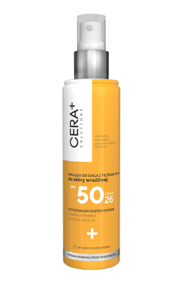 CERA PLUS Solutions, emulsja do ciała z filtrami SPF 50 do skóry wrażliwej, 150 ml