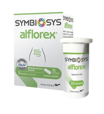 Symbiosys Alflorex probiotyk bezglutenowy ZESTAW 3 x 30 kapsułek
