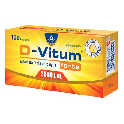 D-Vitum forte 2000 j.m. 120 kap.