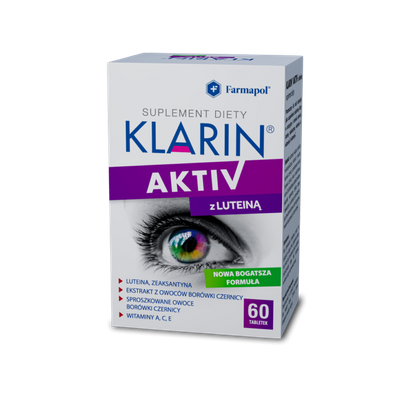 Klarin Activ z luteiną 60 tab.