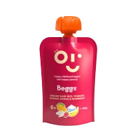 Beggs BIO Baby ryż z jogurtem, bananem, mango i malinami od 6 miesiąca 120 g