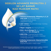 Bebilon 2 Advance Pronutra Mleko następne po 6. miesiącu ZESTAW 2x1000 g
