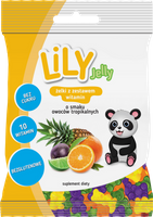 LiLY Jelly żelki z witaminami różne smaki zdrowe przekąski 12 x 8 g