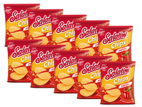 Salatini Zdrowe chipsy smak papryka zdrowa przekąska ZESTAW 10 x 25 g