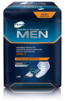 TENA Men Super Wkłady anatomiczne (level 3) zestaw 3x20 sztuk