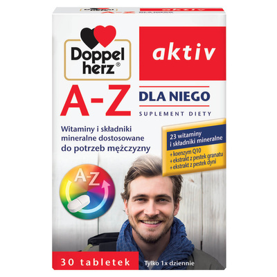 Doppelherz aktiv A-Z Dla Niego 30 tabletek