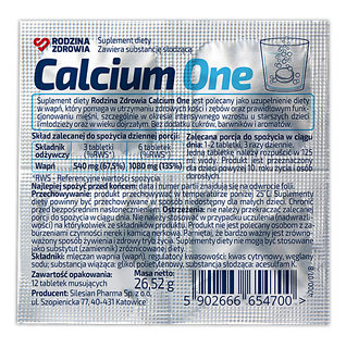 Rodzina Zdrowia Calcium One WAPŃ 12 tabletek musujących
