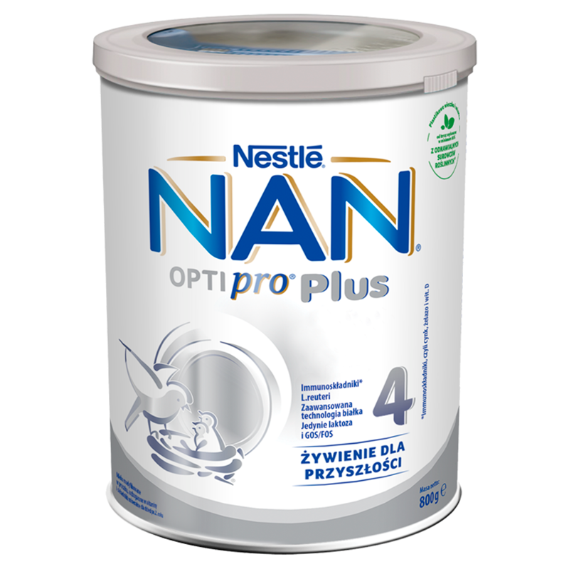 NAN Optipro Plus 4 Mleko modyfikowane po 2. roku 800g