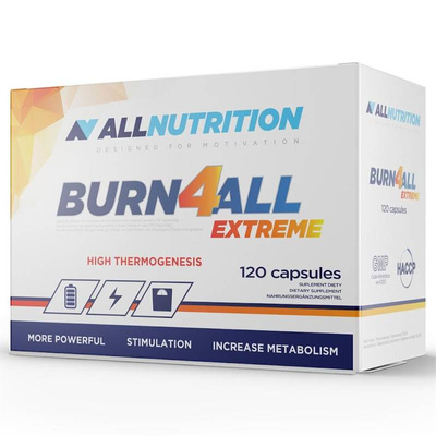 Allnutrition Burn4all Extreme spalacz tłuszczu 120 kapsułek