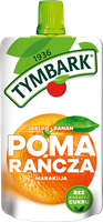 Tymbark Mus 100 % z owoców pomarańcza jabłko banan marakuja 120 g