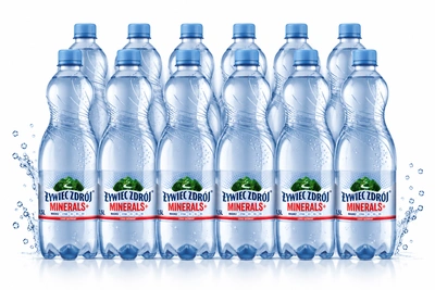 Żywiec Zdrój Minerals+ Napój lekko gazowany ZESTAW 12 x 1,5 l