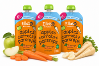 Ella's Kitchen BIO mus marchewka, jabłko i pasternak ZESTAW 3 x 120 g