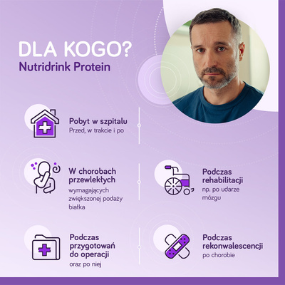 Nutridrink Protein o smaku truskawkowym 4 x 125 ml