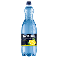 Żywiec Zdrój Mocny Gaz Napój gazowany i nuta cytryny-mięty 1,5 l