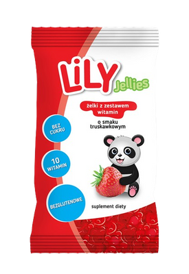 LiLY Jelly żelki z witaminami różne smaki zdrowe przekąski 6 x 30 g