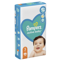 Pieluchy Pampers ACTIVE 3 midi 66szt  6-10 kg