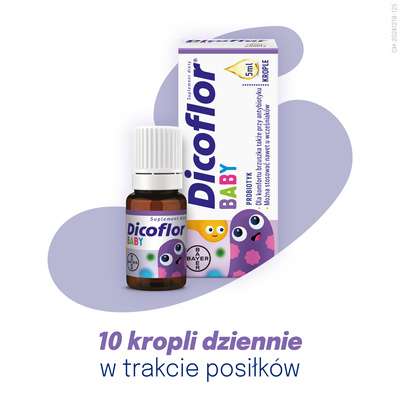 Dicoflor baby krople dla niemowląt i dzieci 5 ml