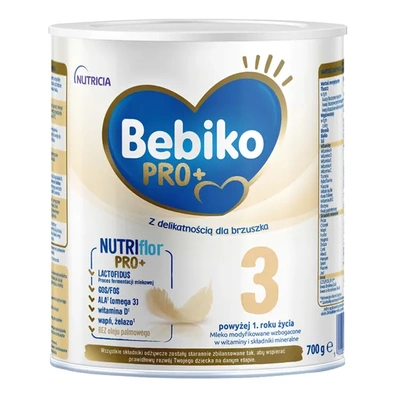 Bebiko Pro+ 3 odżywcza formuła dla dzieci powyżej 1. roku życia 700g