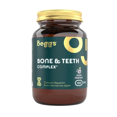 Beggs Bone & Teeth Complex ZDROWE KOŚCI I ZĘBY od 3 roku życia 100 kapsułek