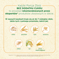 Bobovita Porcja Zbóż kaszka mleczna 7 zbóż truskawkowo-bananowa ZESTAW 5x210g