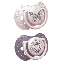 LOVI Silikonowy smoczek uspokajający Botanic 3-6 m 22/870