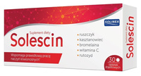 Solescin wsparcie krążenia rusztyk, kasztanowiec ŻYLAKI, PAJĄCZKI 30 tabletek