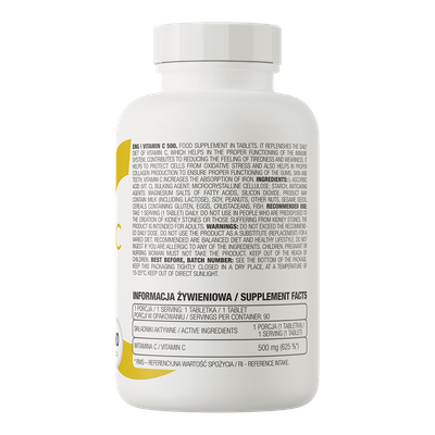 OstroVit Witamina C 500 mg odporność 90 tabletek