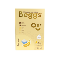 Beggs Mleczna ryżowa kaszka z bananem 200 g