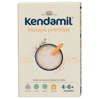 Kendamil kaszka mleczna z bananem od 4 miesiąca ZESTAW 6x150g