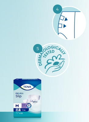 TENA Slip ProSkin Maxi M Pieluchomajtki 10szt.