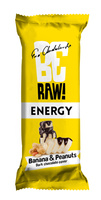 Be Raw! Baton proteinowy energy banany i orzeszki w gorzkiej czekoladzie 40 g