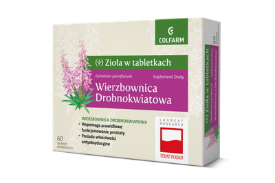 Zioła w tabletkach Wierzbownica drobnokwiatowa 60 tabletek powlekanych